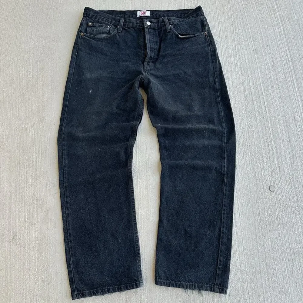 Vintage Black 501 Levi’s Denim Jeans